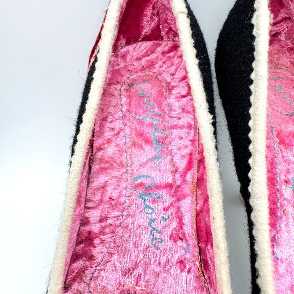 Irregular Choice Women’s Patty Black Union Jack Heart Heels Sz EUR 37 US 6.5 - 7 - Picture 5 of 16